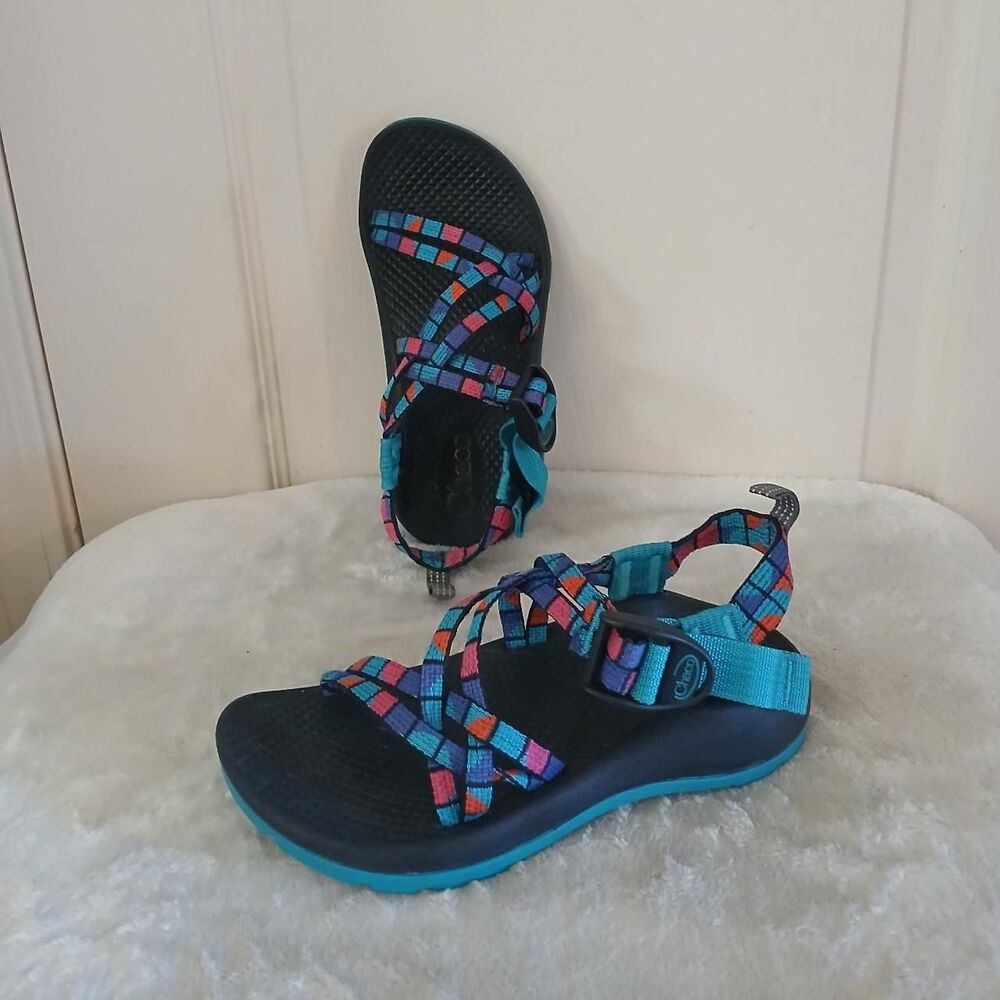 Chaco Kids ZX/1 EcoTread 'Break Teal' Youth 1 Hiking Water Shoes Utility